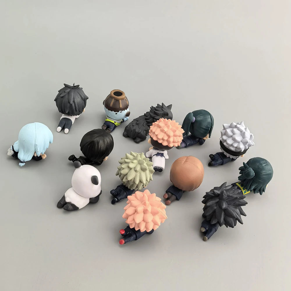 14pcs Anime 7pcs  Jujutsu Kaisen Satoru Kugisaki Sukuna Geto Suguru Gojo Itadori Yuji Megumi Figure Cute Toys Collection Model