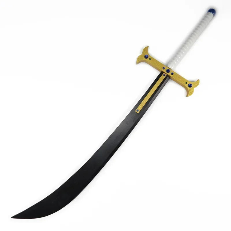 Large Dracule Mihawk Katana Eagle Sword Wooden Ninja Knife Anime Cosplay Prop Real Full Size Japanese Katana Samurai Sabre Toy