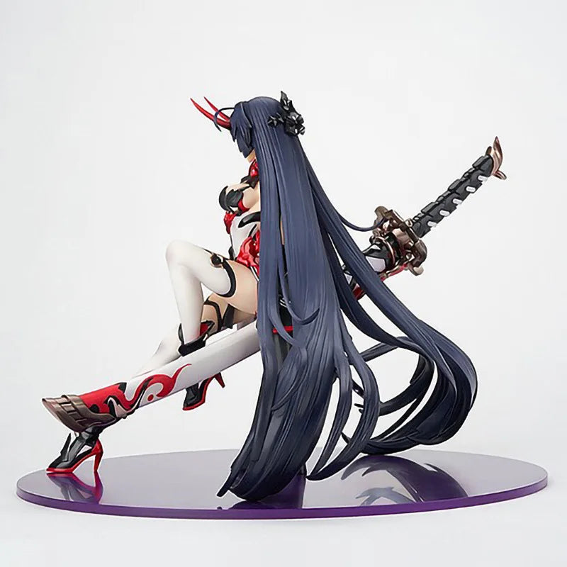 Action Figure Game Model Statue Desktop Decoration Collection 19.5cm Raiden Mei Herrscher of Thunder