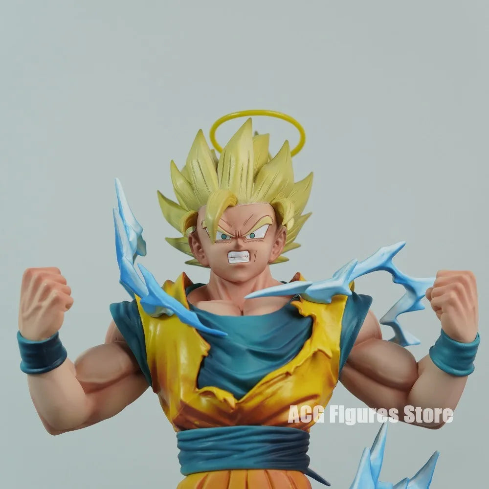 30cm/11.81in Anime Dragon Ball Figure Super Saiyan 2 Goku Action Figures Pvc Desktop Ornamen Collection Model Toys Gifts