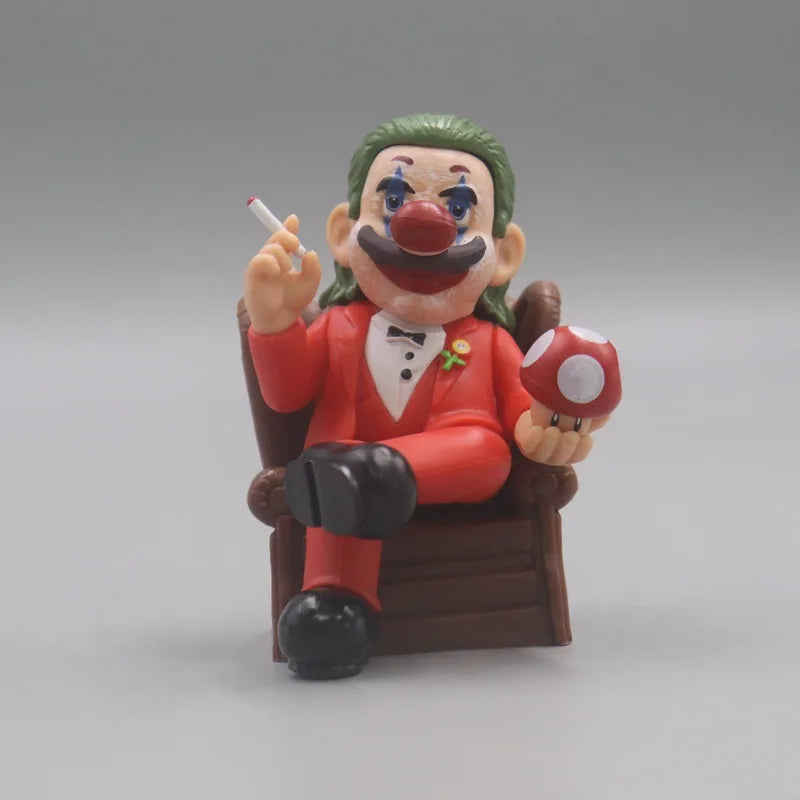 New Cosplay The Godfather The Joker With Chair Action Figure Toys Collection Movie Model PVC Doll Desktop Ornament