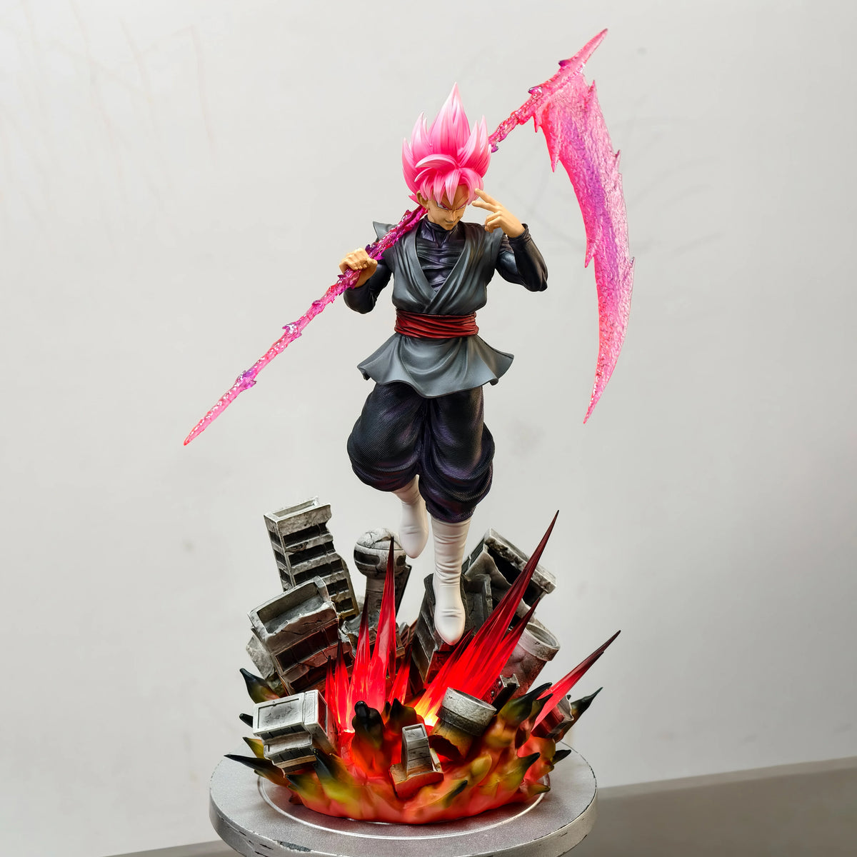 Jt Studio Toys Dragon Ball Anime Figure Zamasu Figure 1/6 Goku Black Pvc Statue Decor Ornament Collection Model Gift