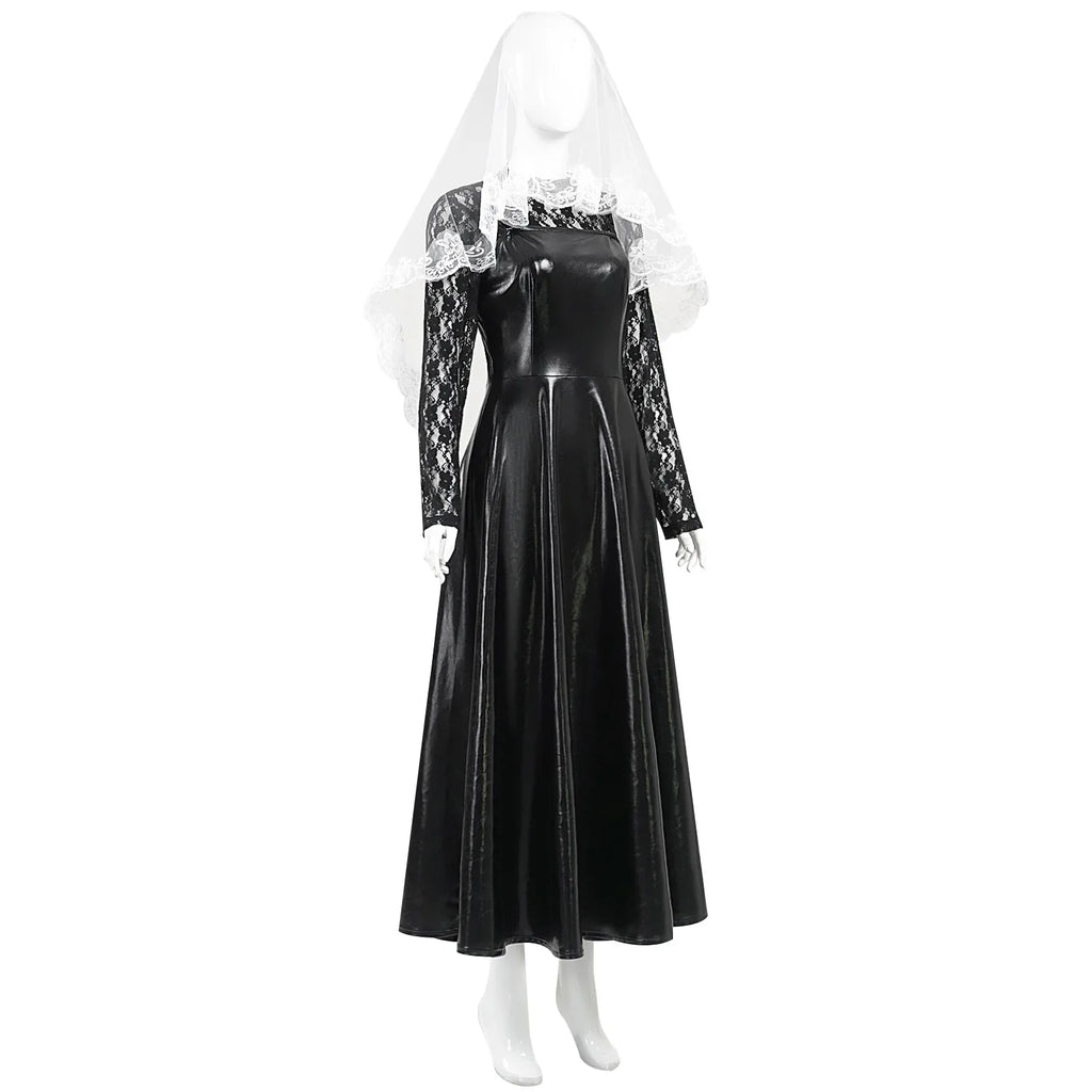 Osaragi Cosplay Anime Sakamoto Days Costume Wig Dress Veil Coat Outfit Women Assassin Shishiba Halloween Carnival Full Set