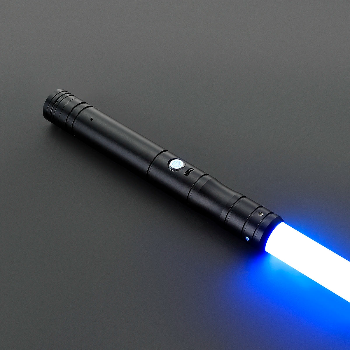 JS Metal Hilt Lightsaber, Splicable Somatosensory Duel Glowing Toy, Full Length 90cm, Holiday Gift