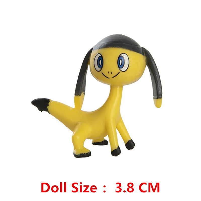 New 4-13Cm Pokemon Cartoons Movie Anime Figure Pikachu Bulbasaur Charmander Cosplay Collection Pet Action Model Toy Gift