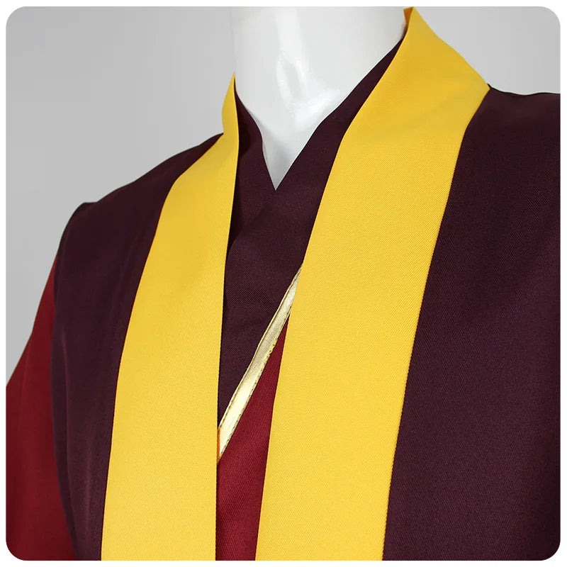 Avatar The Last Airbender Prince Zuko Cosplay Costume Anime Red Costume Black Wig Man Women Adult Clothes for Halloween Parties