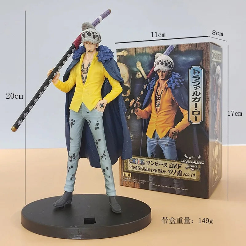 Anime One Piece Figure Trafalgar D Water Law Pvc Collection Action Figure Model Dolls Toys Gift