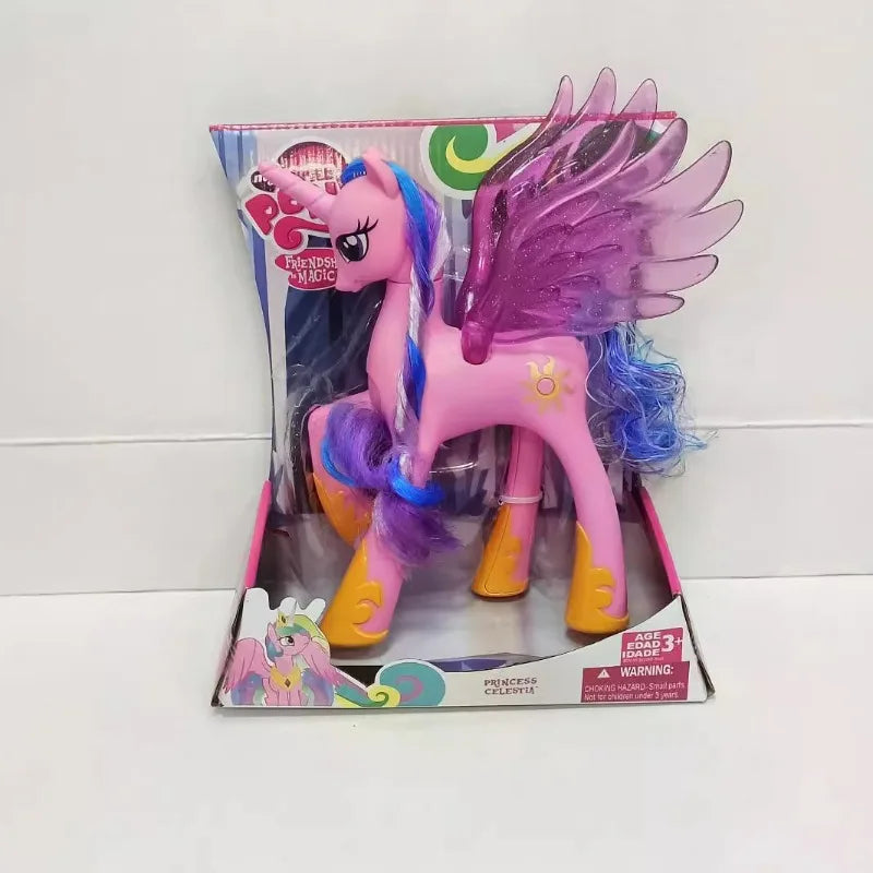 23cm My Little Pony Toy Doll Universe Princess Nightmare Moon Princess Animal Figure Ornament Children's Toy Christmas Gift