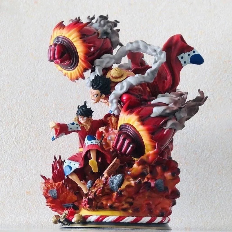 43cm/17in Anime ONE PIECE Figure Crow Cannon‌ Luffy Action Figures Pvc Collection Model Toys for Gifts