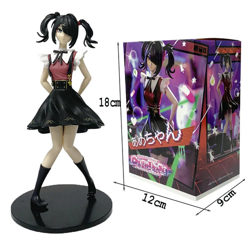 2027Needy Girl Overdose Anime Figure with Cat Action Figures Virtual Uploader PVC Collection Model Ornaments Toys Birthday Gifts
