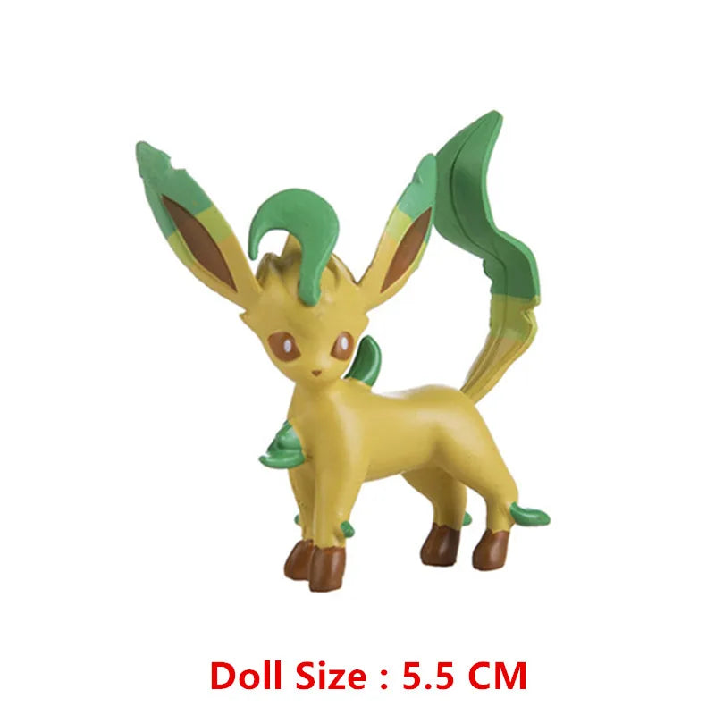 Pokemon Cartoons Anime Figure Pikachu Charmander Eevee Squirtle Cosplay Toys Model Figure Collection Dolls Birthday Gift