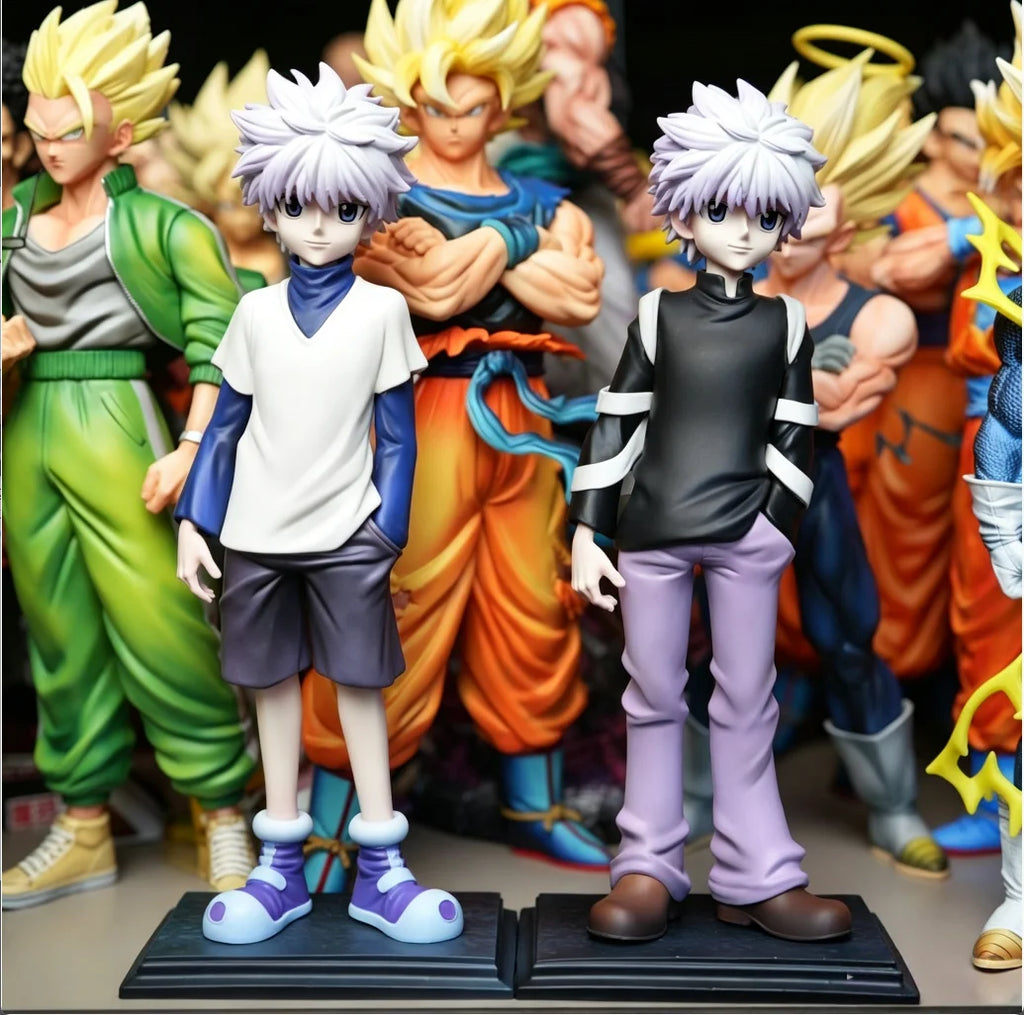 26cm 10.2 inch Anime Killua Zoldyck Figures Pvc Statue Desktop Ornamen Collection Statue Model Decoration Room Desk Toys Gifts