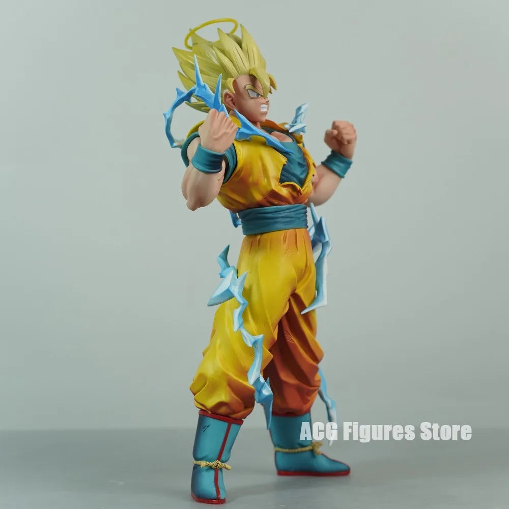 30cm/11.81in Anime Dragon Ball Figure Super Saiyan 2 Goku Action Figures Pvc Desktop Ornamen Collection Model Toys Gifts