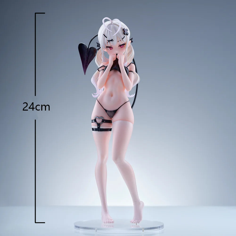 Original Illustration Figurine Shinomiya Kanna Standing Action Figures Shinomiya Devil Girl PVC Statue Toys Collection Gift 24cm