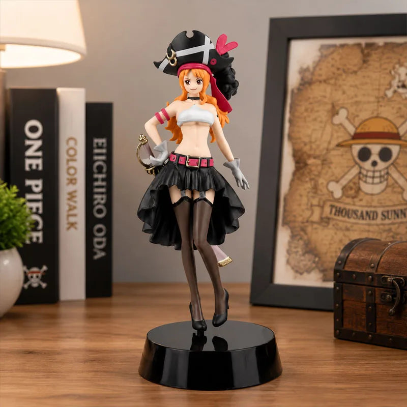 Anime Pirate Figure PVC Statue Collectible Action Figure Model Toy Desktop Decoration Birthday Christmas Gift For Anime Fans