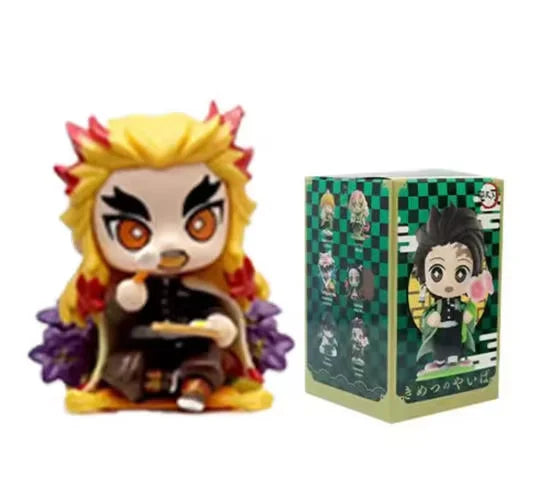 Bandai Anime Demon Slayer Figure Model Juuni Kitsuki Akaza Battle Figure Kimetsu No Yaiba Desktop Decoration Collection Gift