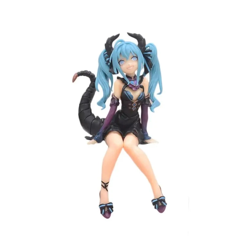 13CM Hatsune Miku Villain Figure Noodle Stopper Figure Anime Model Doll Toy Gift Collection Ornaments DecorationPVC