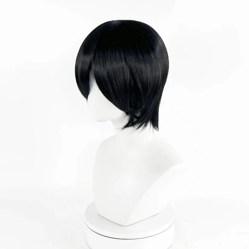 Anime Mikasa Ackerman Cosplay Wig - Black Heat-Resistant Synthetic Fiber Party and Halloween Costume Accessory