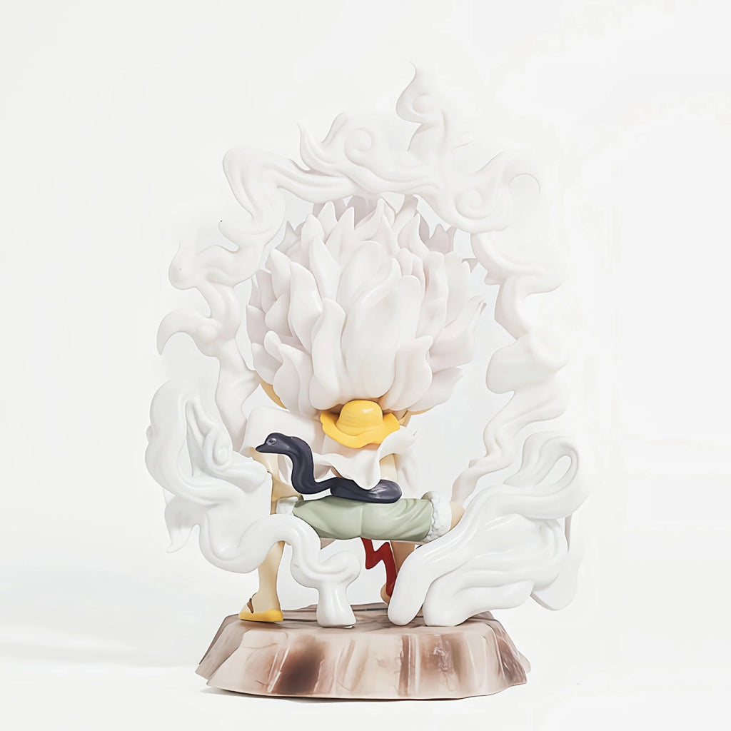 15OCM ONE PIECE GK Second Gear Nika Luffy Squat Slamming Ground Figure Anime Collectible Ornament pvc Bandai