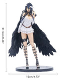 21.5cm Anime Figure Albedo Standing Action Figures Albedo Figurine PVC Model Toys Collection Statue Tabletop Ornament Gift