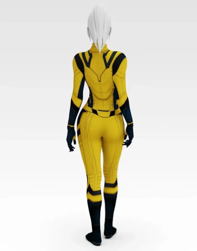 Super-héros Wolverine Deadpool Costume d'Halloween pour adultes enfants trois griffes Wolverine Spandex Zentai super-héros body