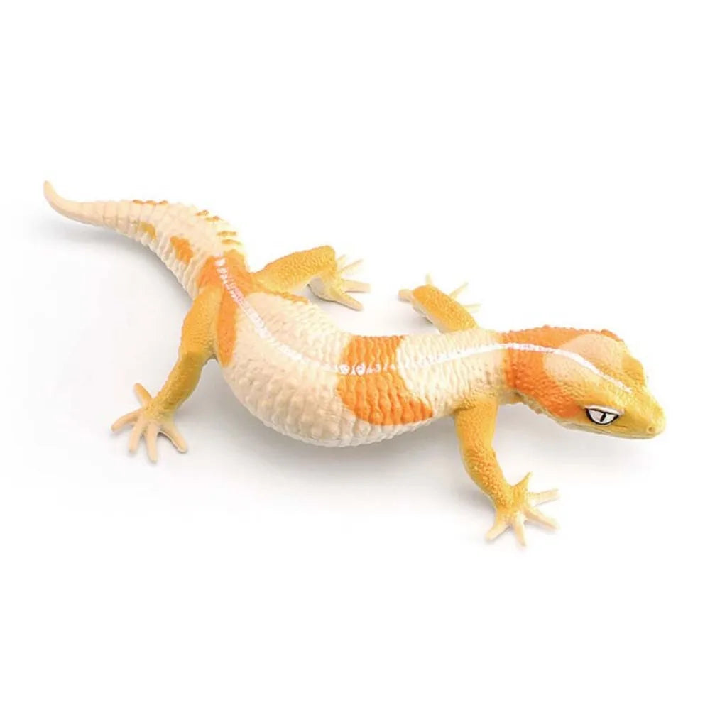 Simulation Lizard Model Figurines Miniature Educational Reptile Animals Figures Congnitive Static Gecko Figure Birthday Gift