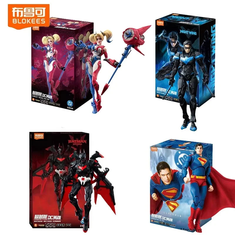Blokees Heroes Harley Quinn Nightwing Batman Beyond Champion Class Figure Batman Toy Collectible Desktop Assemble Display Gift