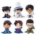 Detective Conan Sitting Pose Series Gashapon Shuichi Akai Subaru Okiya Ran Mouri Action Figure Model Toy
