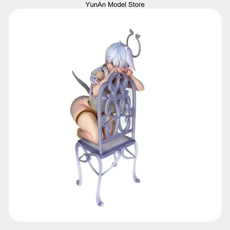 27cm Pure White Angel Chan Anime Figure Desktop Ornament Collectible Gift for Fans