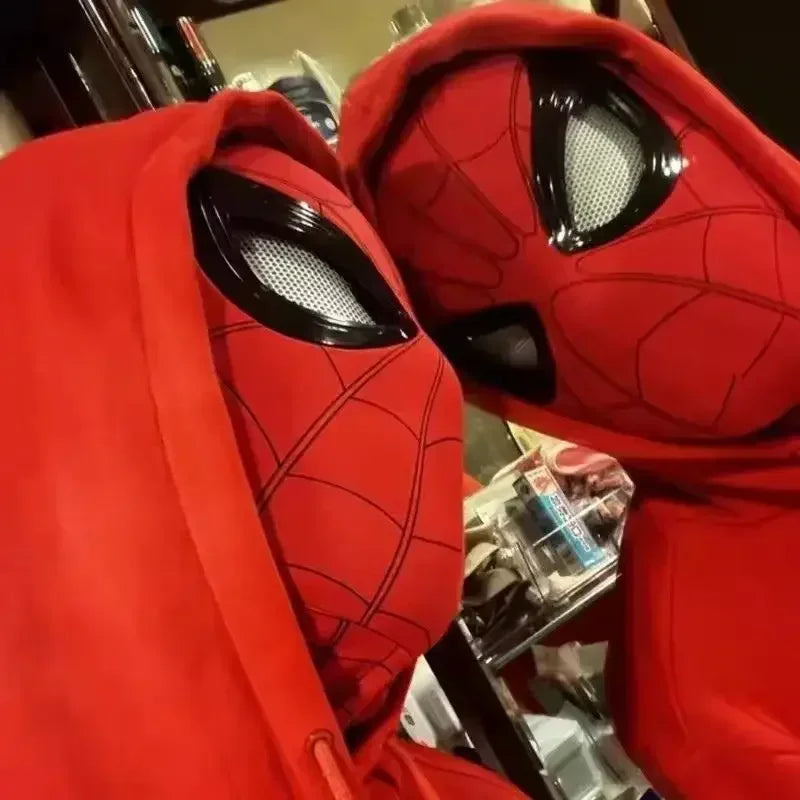 Superhero Mask/Spider-Man Helmet, Anime Character Cosplay, Full-face Mask, All-season Sun Protection, Party Gift.