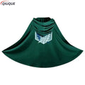 Eren Mikasa Cosplay Costume Anime Cloak Shingeki no Kyojin Scout Legion Printing Cape Jiyuu no Tsubasa