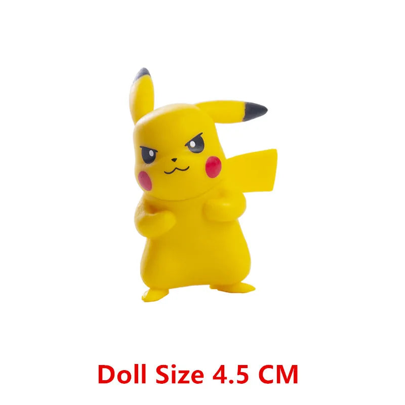 New 4-13Cm Pokemon Cartoons Movie Anime Figure Pikachu Bulbasaur Charmander Cosplay Collection Pet Action Model Toy Gift
