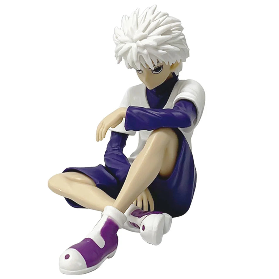 PG Hunter×Hunter GON FREECSS Killua Zoldyck Action Figure Noodle Stopper Anime Killua Figure Statue Car Ornaments PVC Model Toys