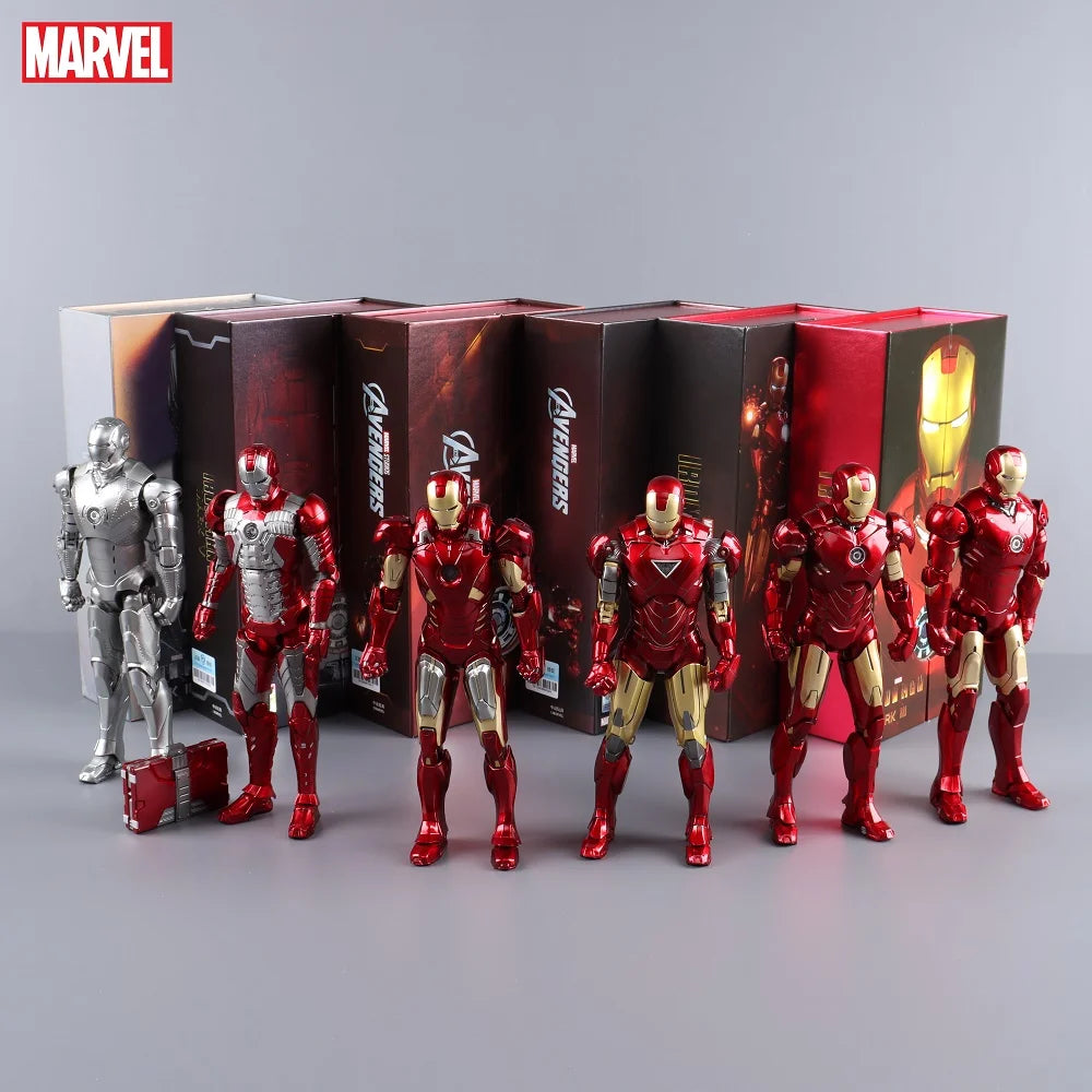 ZD Toys Marvel Studios Iron Man MK3 Action Figure MK35 MK24 MK40 MK38 Tony Stark Ironman Figure Action Collect Toy Gift