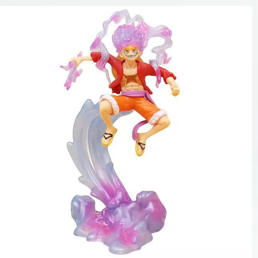 8-28cm One Piece Anime Figures Nika Luffy Gear 5th Action Figure Gear 5 Sun God Pvc Figurine Gk Statue Model Decoration Toys