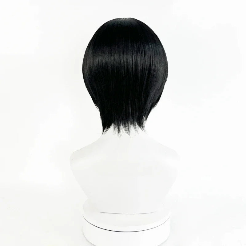 Anime Mikasa Ackerman Cosplay Wig - Black Heat-Resistant Synthetic Fiber Party and Halloween Costume Accessory