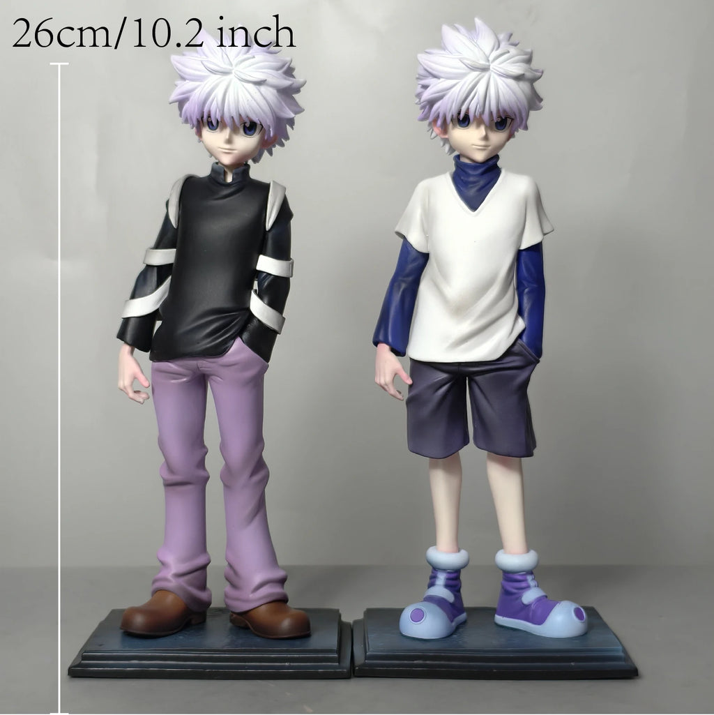 26cm 10.2 inch Anime Killua Zoldyck Figures Pvc Statue Desktop Ornamen Collection Statue Model Decoration Room Desk Toys Gifts