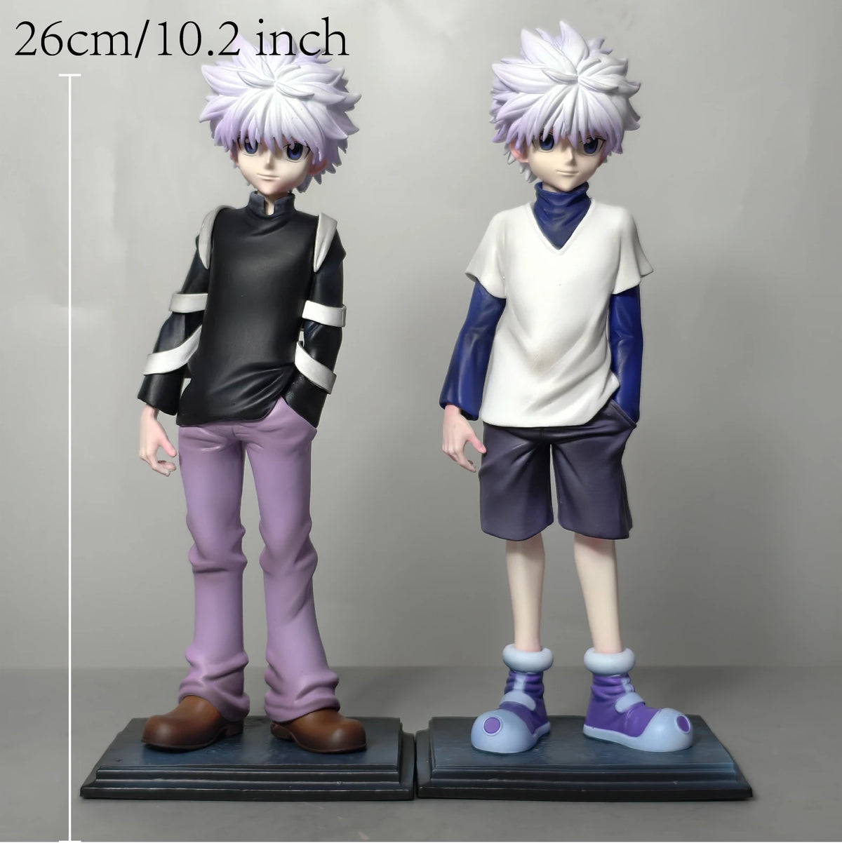 26cm 10.2 inch Anime Killua Zoldyck Figures Pvc Statue Desktop Ornamen Collection Statue Model Decoration Room Desk Toys Gifts
