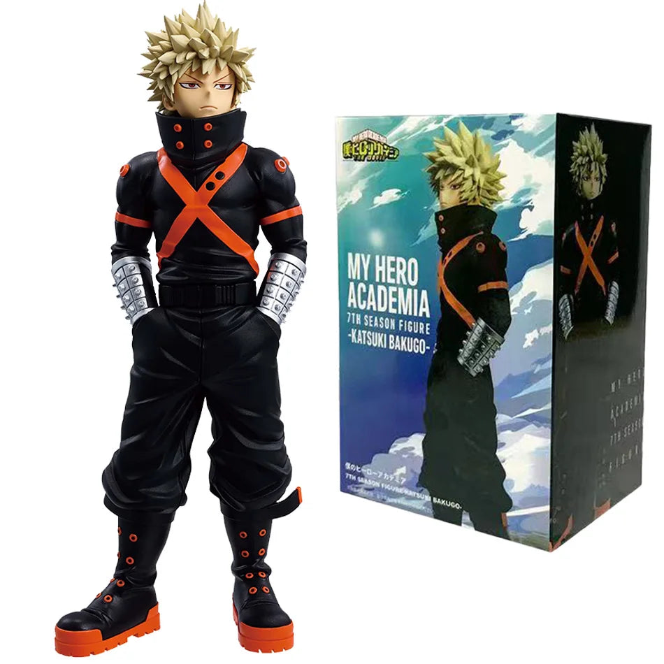 BANPRESTO My Hero Academia Season 7 Katsuki Bakugo Figure - Anime Model Toy in Genuine Boxed Collectible Edition
