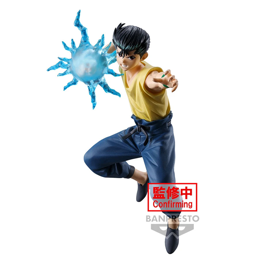 Original Banpresto YuYu Hakusho Anime Figurines Ankoku Bujutsukai Yuusuke Urameshi PVC Action Figures Collection Model Toys