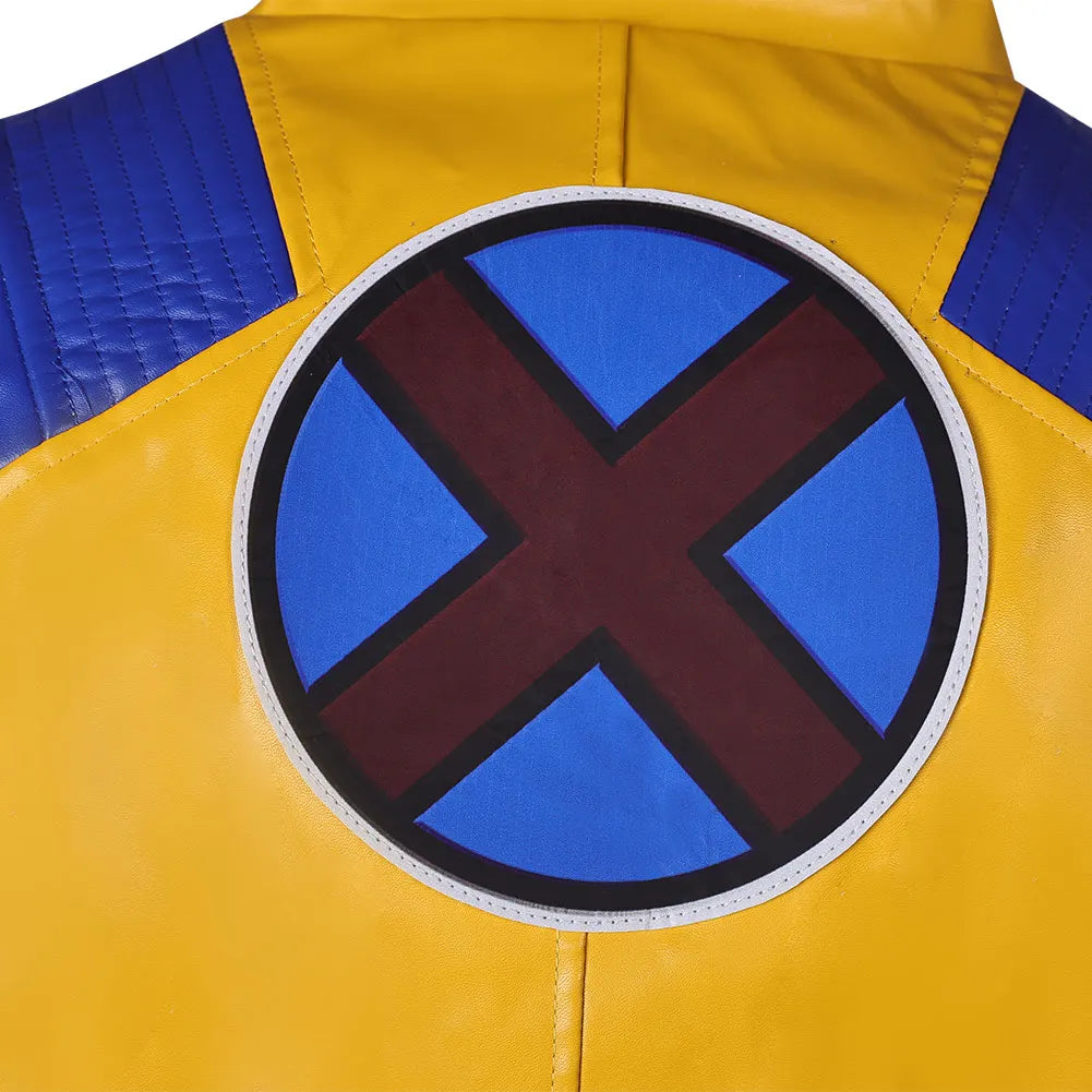 Fantasia Wolf Logan Cosplay Yellow Casual Jacket Game Rival Superhero Disfraz Costume Adult Men Halloween Carnival Party Clothes