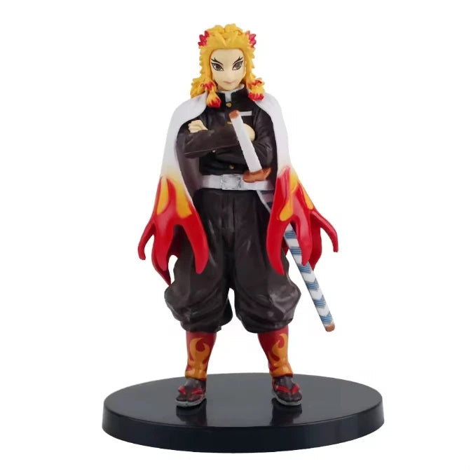 Official Anime Demon Slayer Kimetsu no Yaiba figure Kamado Tanjirou Action Figure Agatsuma Zenitsu Nezuko Warrior PVC Model Toys