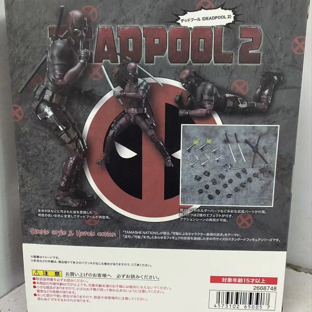 SHF Deadpool 2 Action Figure 16cm PVC Joint Movable Superhero Collection Doll Kids Birthday Gift For Marvel Toy Collectors
