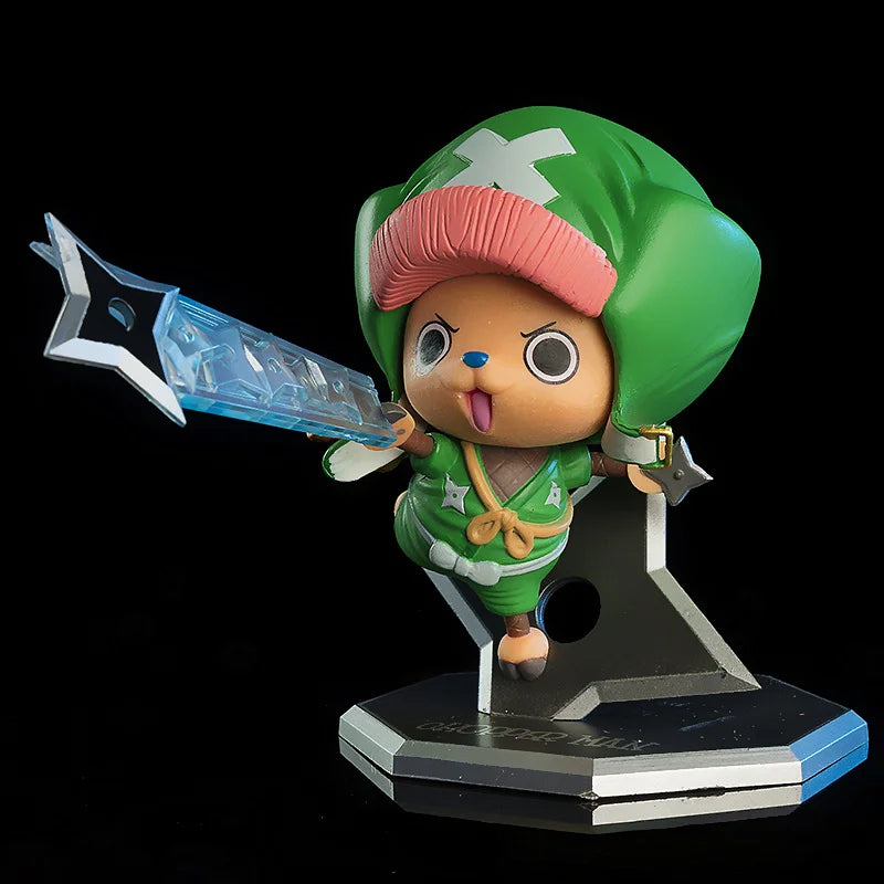 One Piece PVC Action Figure Kimono Ninja Tony Tony Chopper Anime Figure  Collection Model Dolls Kid Gift Toys Decoration