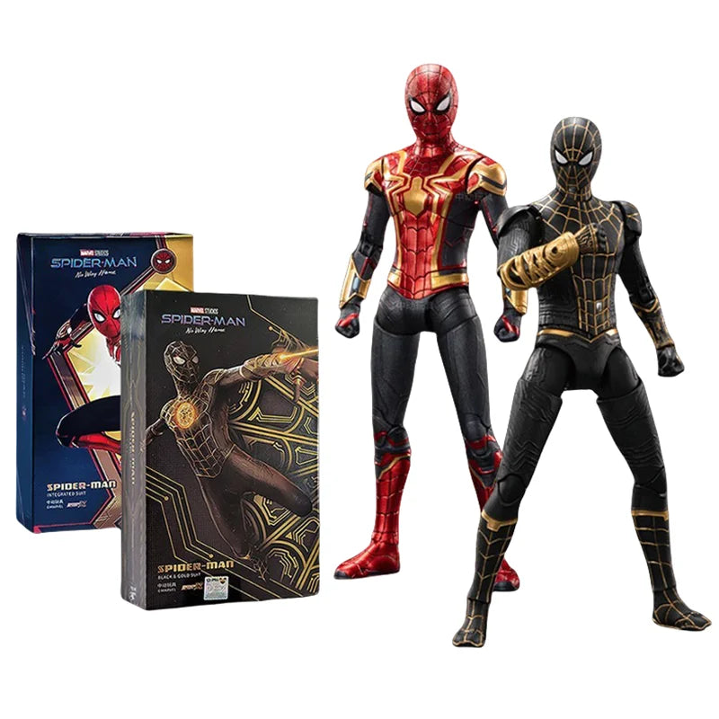 ZD Toy Spider-Man Brand New Day Spider Man PS4 Peter Parker Gold Black Red Iron Spider Hobie Brown Action Figure Toys Model Gift