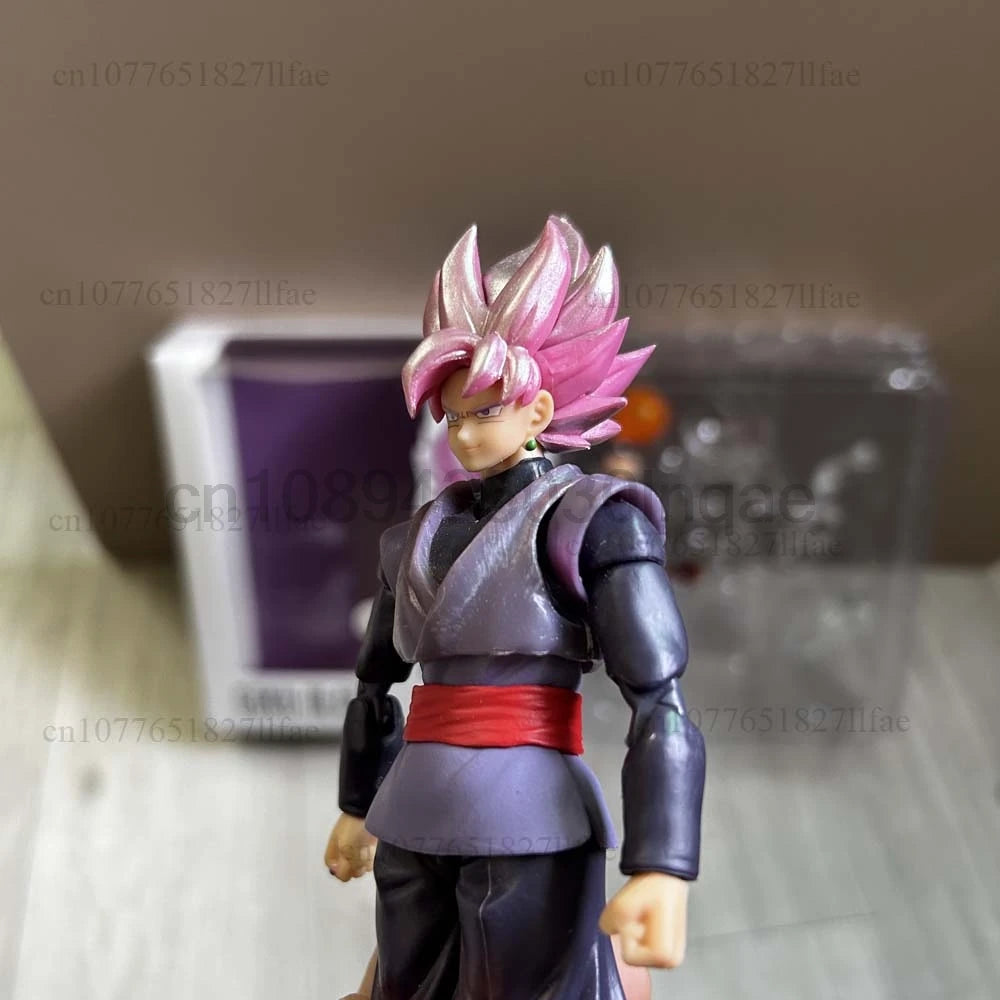 Dragon Ball Z Super Saiyan Rose Goku Black Action Figure Model Toys Joint Movable Gift For Friends Room Decor Christmas Present