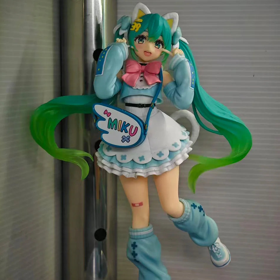 Genuine Original In Stock Taito Fancy Ver Hatsune Miku Fashion Figure Anime Figure Model Collector Figurine Toys for Children