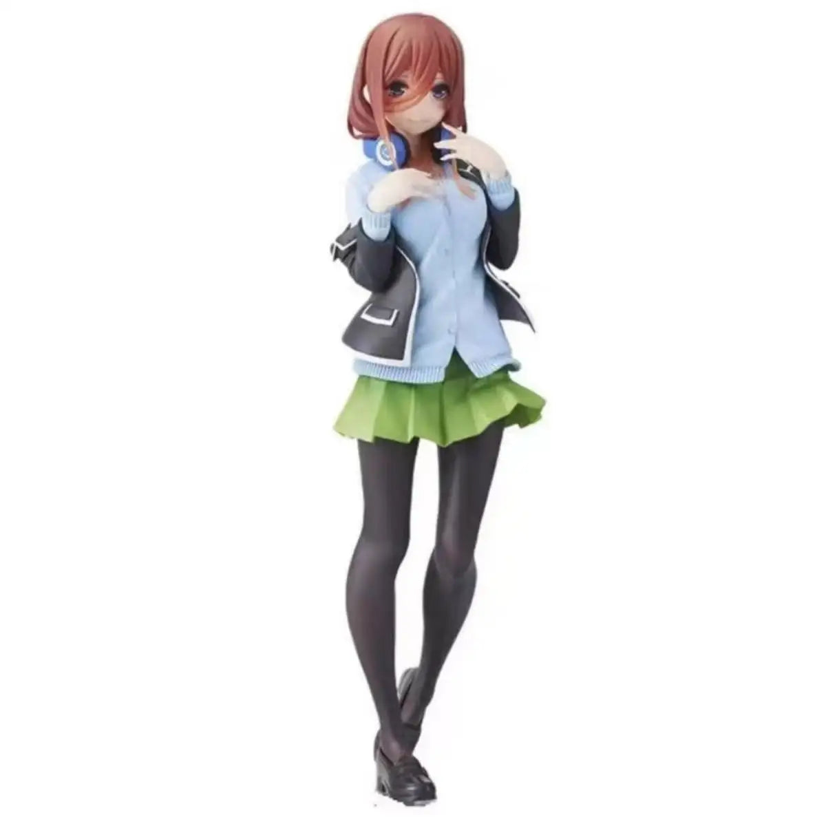 Anime The Quintessential Quintuplets Figure Miku Nakano Figuras Ichika Nino Yotsuba Itsuki School Uniform PVC Toys for Gift