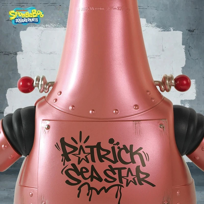 New Patrick Mechanical Style Model 360° Waist Rotation SpongeBob Series Collection of Ornaments PVC Large Figure Toy Gifts