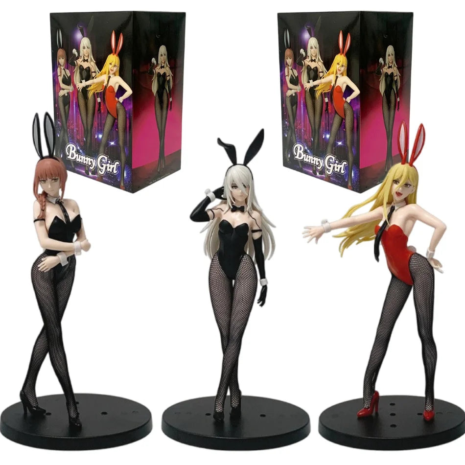 22cm Anime Bunny Girl Action Figure PVC Model Toy , Collectible Figurine Desktop Decoration Gift for Anime Fans